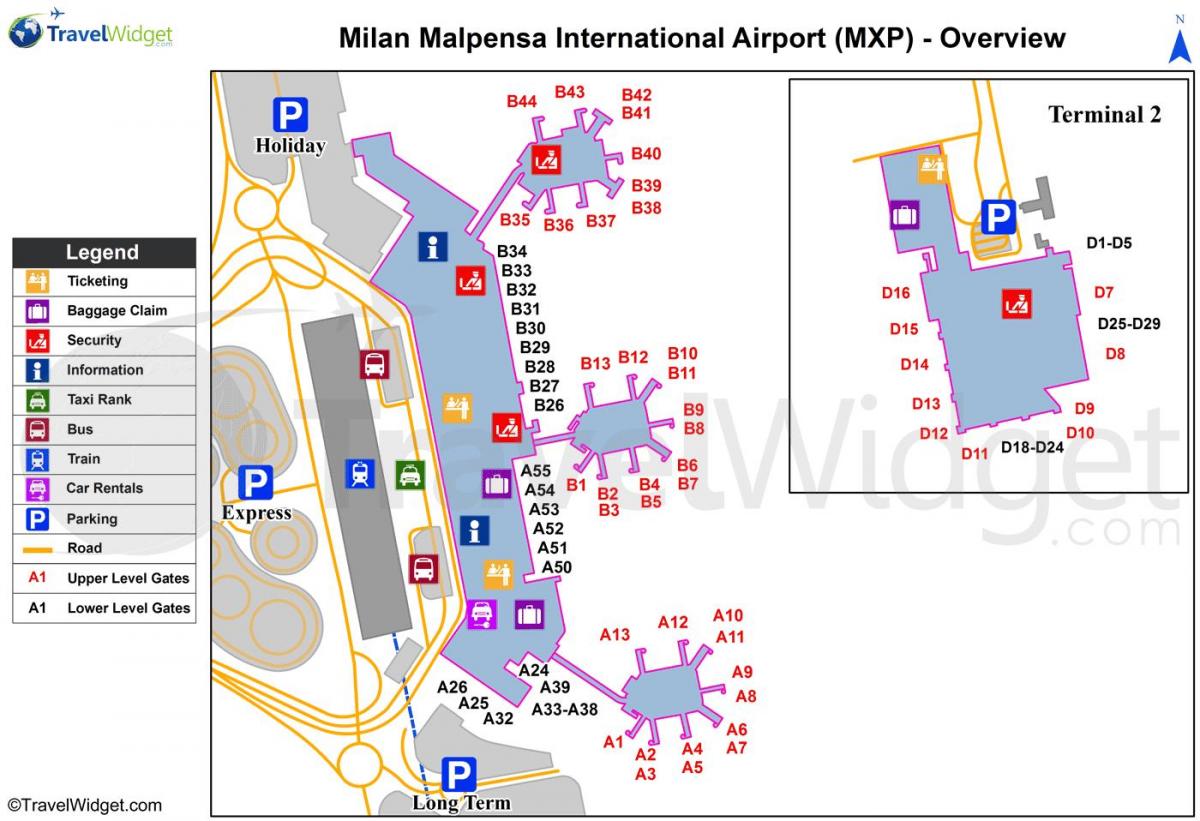mapa de milà aeroports i estacions de tren