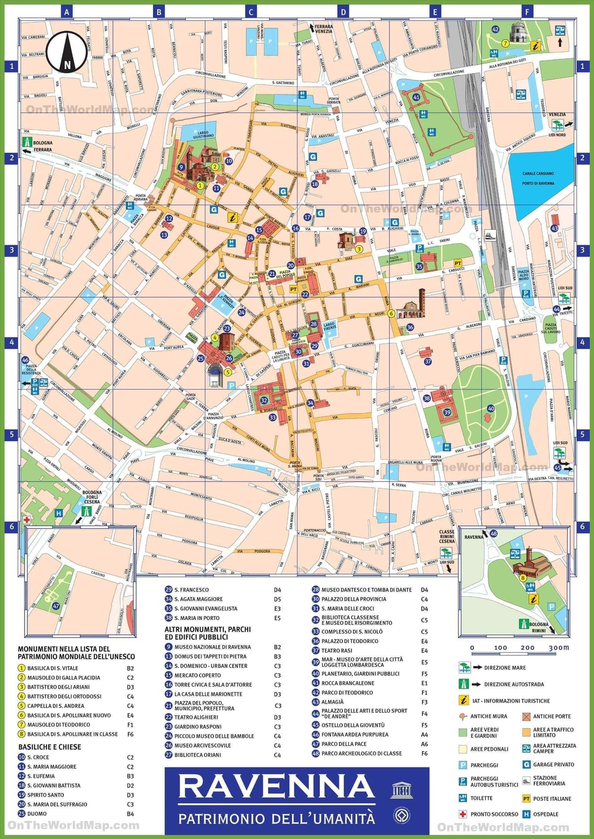 milà, itàlia atraccions mapa