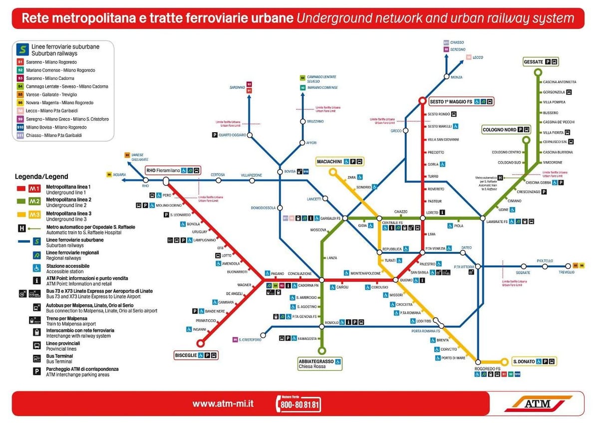 mapa de milà bus 73 ruta