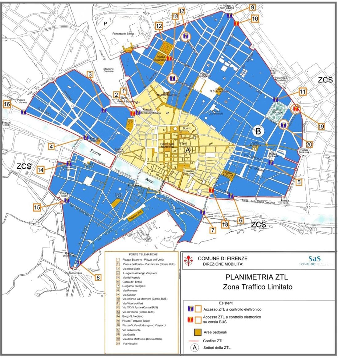 mapa de milà ztl zona