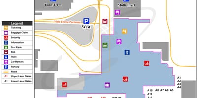 Milà linate mapa