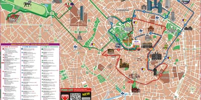Mapa de milà autobús