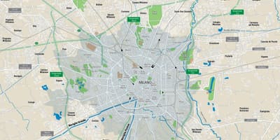 Mapa de milà i canals 