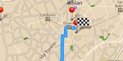 Mapa de milà fora de línia