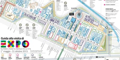 Mapa de milà expo