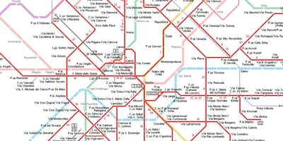 Tramvia milà mapa