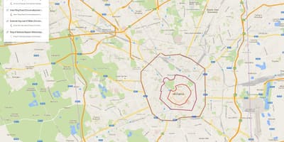 Mapa de zones milà
