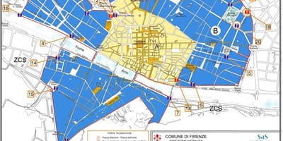 Mapa de milà ztl zona