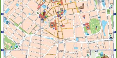 Milà, itàlia atraccions mapa