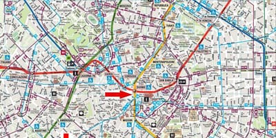 Milà navigli mapa