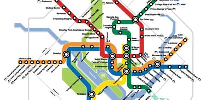Milà tren regional mapa